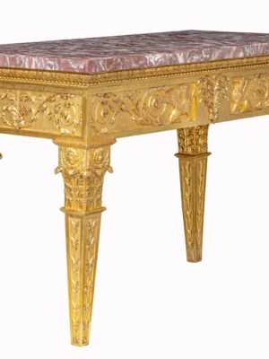 Table (late 18th century), circle of Lorenzo Dolci.