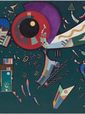 Around the Circle (1940), Vasily Kandinsky.