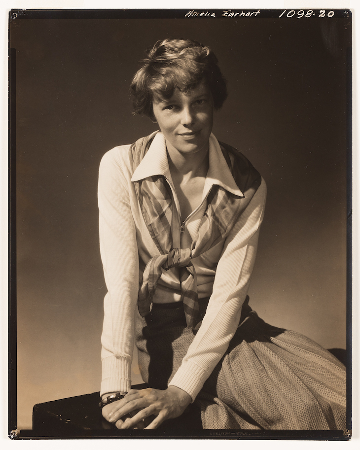 Amelia Earhart (1931; first published in Vanity Fair), Edward Steichen.