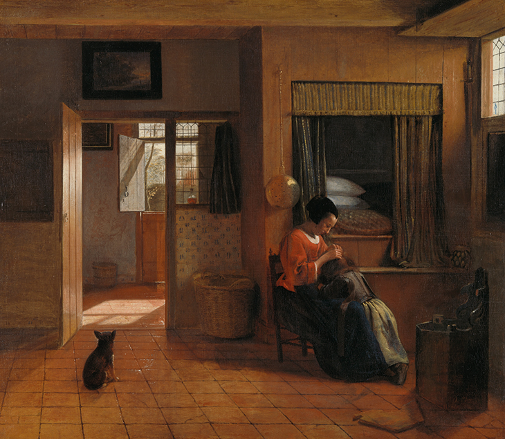 A Mother's Duty (c. 1660–61), Pieter de Hooch. Rijksmuseum, Amsterdam