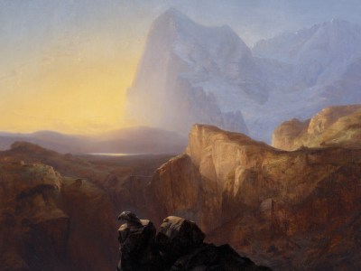 The Eiger at Sunrise (1844), Alexandre Calame