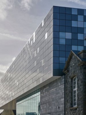 View of the extension on the back of the former Museum and Art Gallery and Central Library.