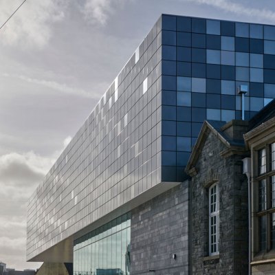 View of the extension on the back of the former Museum and Art Gallery and Central Library.