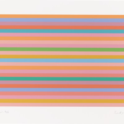 Rose Horizontal (2018), Bridget Riley.