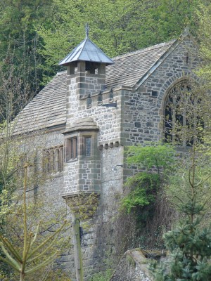 Chapel of St John the Baptist, Matlock Dale, Derbyshire, designed by Guy Dawber and constructed in 1897