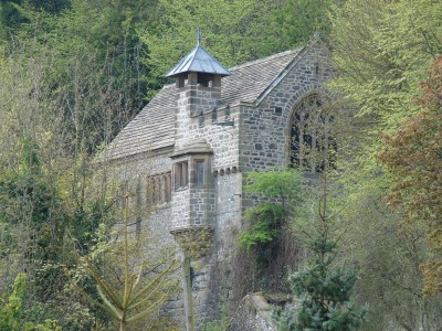Chapel of St John the Baptist, Matlock Dale, Derbyshire, designed by Guy Dawber and constructed in 1897