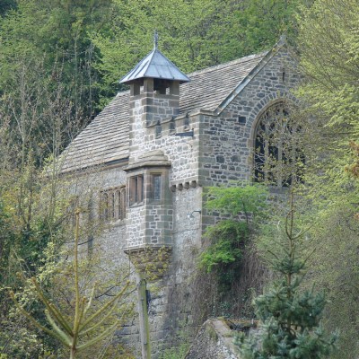 Chapel of St John the Baptist, Matlock Dale, Derbyshire, designed by Guy Dawber and constructed in 1897