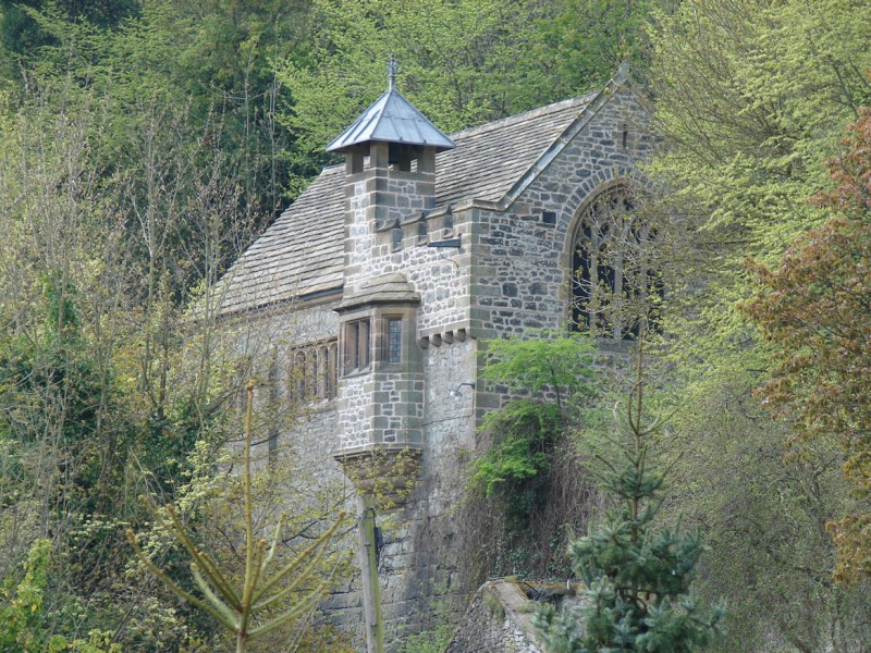 Chapel of St John the Baptist, Matlock Dale, Derbyshire, designed by Guy Dawber and constructed in 1897