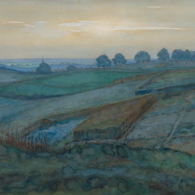 Landscape near Arnhem (1900–01), Piet Mondrian.