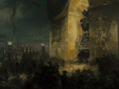 The Wake beneath the Arc de Triomphe, 31 May 1885 (1903), Alfred Roll.