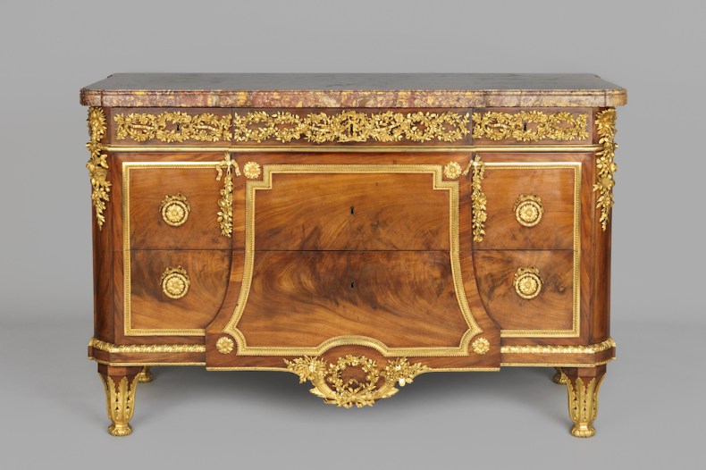 Chest-of-drawers (1782; re-veneered c. 1795–1815), cabinetwork by Jean-Henri Riesener.
