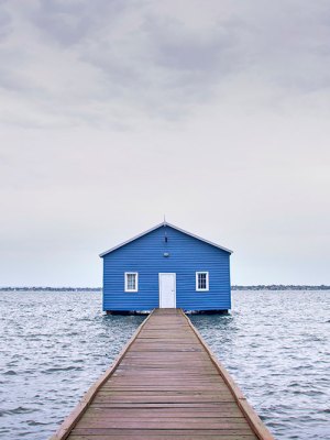 Crawley Edge Boatshed, Perth, WA, Australia, c. 1930s. Photographed by James Wong