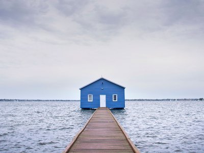 Crawley Edge Boatshed, Perth, WA, Australia, c. 1930s. Photographed by James Wong