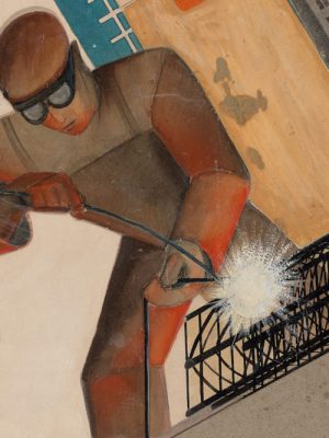 Maquette for We Are Building (detail; 1929), Valentina Kulagina.