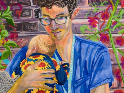 Ryan, Respiratory Doctor in Training (detail; 2020), Aliza Nisenbaum