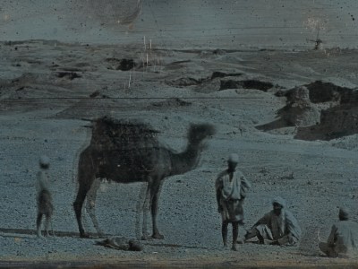 Near Alexandria: The Desert (detail; 1842), Joseph-Philibert Girault de Prangey.
