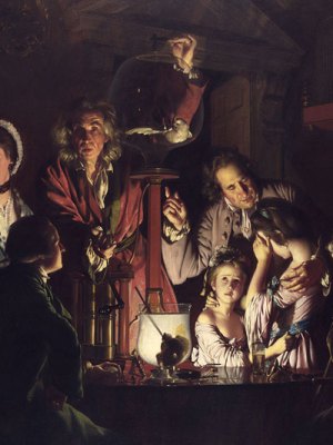 An Experiment on the Bird in an Air Pump (1768), Joseph Wright of Derby. National Gallery, London