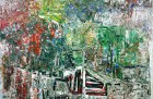 L’étang – Hommage à Grey Owl (detail; 1970), Jean-Paul Riopelle.