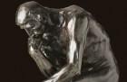 The Thinker (detail; 1880/82), Auguste Rodin.
