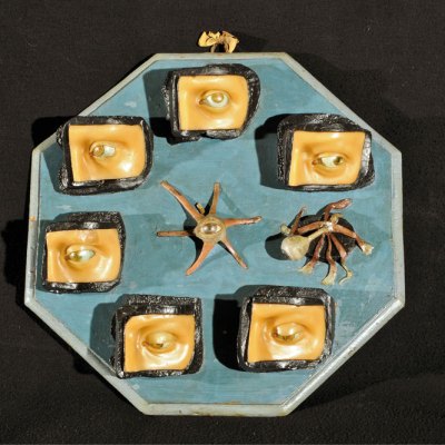 Anatomical models of the eye and its extrinsic muscles, c. 1755–69, Anna Morandi. Museo di Palazzo Poggi, Bologna