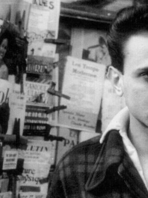 Still from ‘Traité de bave et d’éternité’ (On Venom and Eternity; 1951), featuring Isidore Isou.