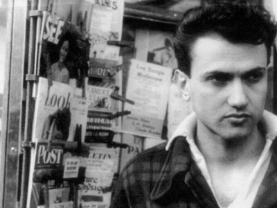 Still from ‘Traité de bave et d’éternité’ (On Venom and Eternity; 1951), featuring Isidore Isou.