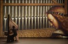 La Tentation du réel, l'Agneau mystique des frères Van Eyck (detail of film still; 2019), dir. by Jérôme Laffont and Joachim Thôme.