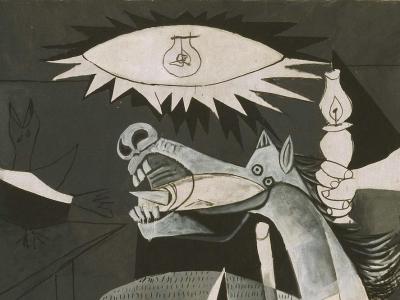 Guernica (detail; 1937), Pablo Picasso.