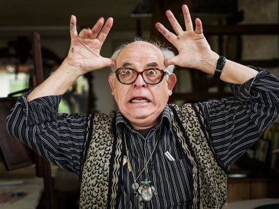 Ralph Steadman goes gonzo? Photo: Rikard Österlund, www.rikard.co.uk
