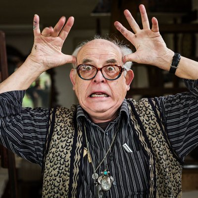 Ralph Steadman goes gonzo? Photo: Rikard Österlund, www.rikard.co.uk