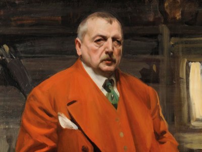 Self-portrait in Red (detail; 1915), Anders Zorn. Zornmuseet, Mora
