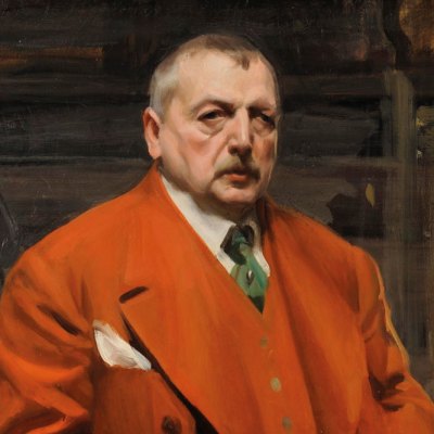 Self-portrait in Red (detail; 1915), Anders Zorn. Zornmuseet, Mora