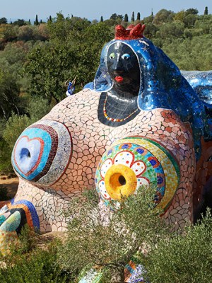 The Empress in the Tarot Garden at Garavicchio.