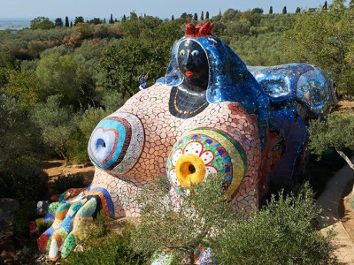 The Empress in the Tarot Garden at Garavicchio.