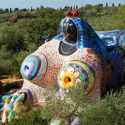 The Empress in the Tarot Garden at Garavicchio.