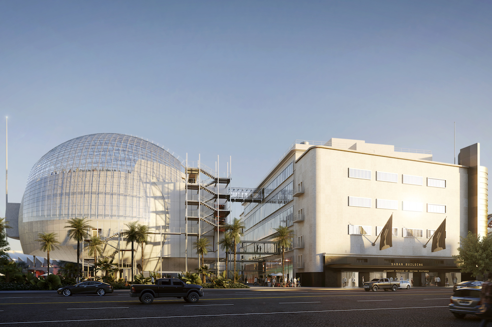 Render of the Academy Museum of Motion Pictures