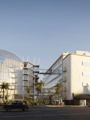 Render of the Academy Museum of Motion Pictures