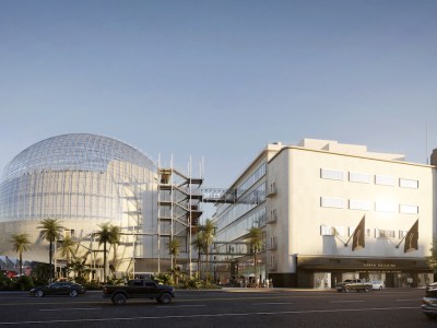Render of the Academy Museum of Motion Pictures