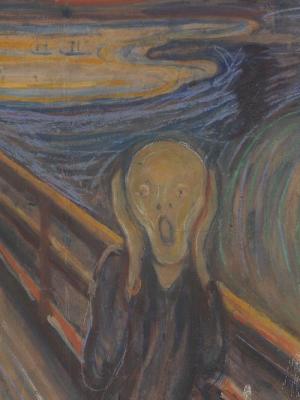 The Scream (detail; 1893), Edvard Munch.