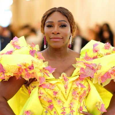 Having a ball: Serena Williams at the Met Gala in 2019.