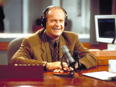 Schlock jock: Kelsey Grammer as Frasier.Photo: Gale Adler/Paramount