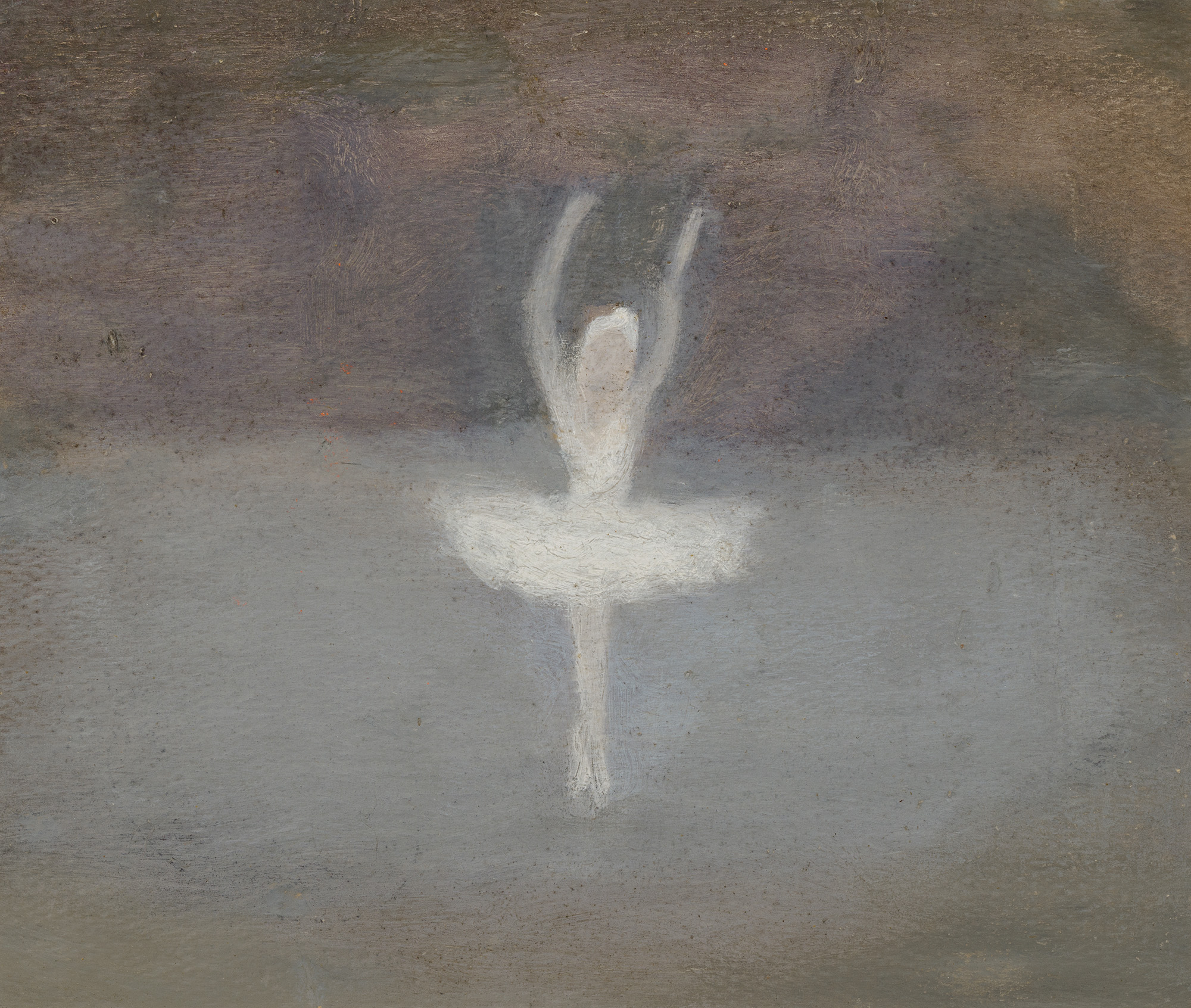 Pavlova, the dying swan (1929), Clarice Beckett. 