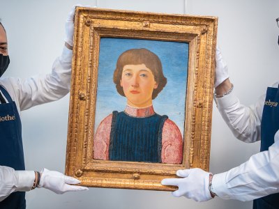 Lad culture: Piero del Pollaiuolo’s Portrait of a Youth (c. 1460s/70s). Sotheby’s, London (estimate £4m-£6m).
