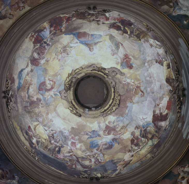 Regina Martyrum cupola, 1780–81, Francisco de Goya. Basílica de Nuestra Señora del Pilar, Zaragoza