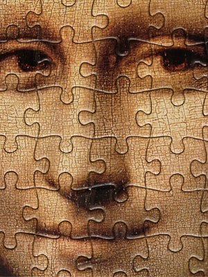 Lockdown Lisa: La Gioconda as a jigsaw.