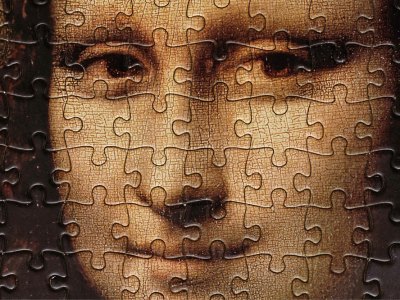Lockdown Lisa: La Gioconda as a jigsaw.