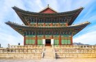 A room with a view: upon arriving in Seoul, art critic Andrew Russeth quarantined in a hotel room with views of landmarks including Gyeongbokgung Palace.