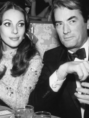Véronique and Gregory Peck in 1967.