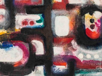 Talisman rojo (detail; 1967), Ahmed Cherkaoui.