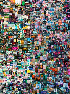 Everydays: The First 5,000 Days (detail; 2021), Beeple. Courtesy Christie’s